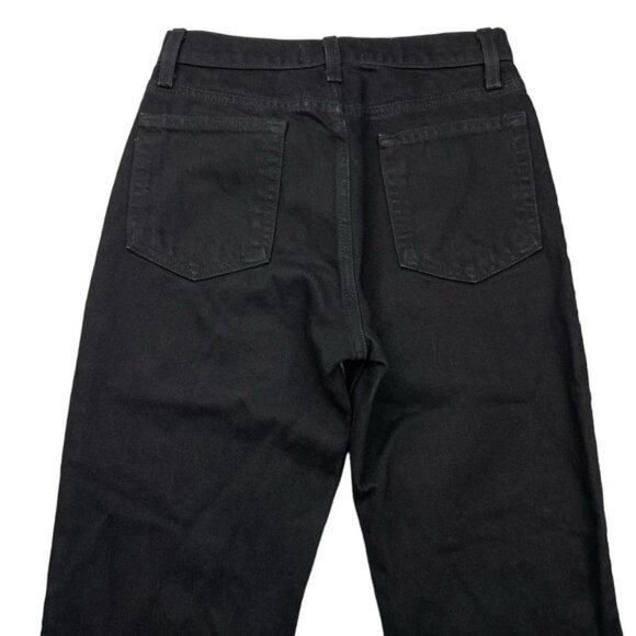 AMERICAN APPAREL Straight Leg Jean Sz 24 Black - Picture 5 of 5
